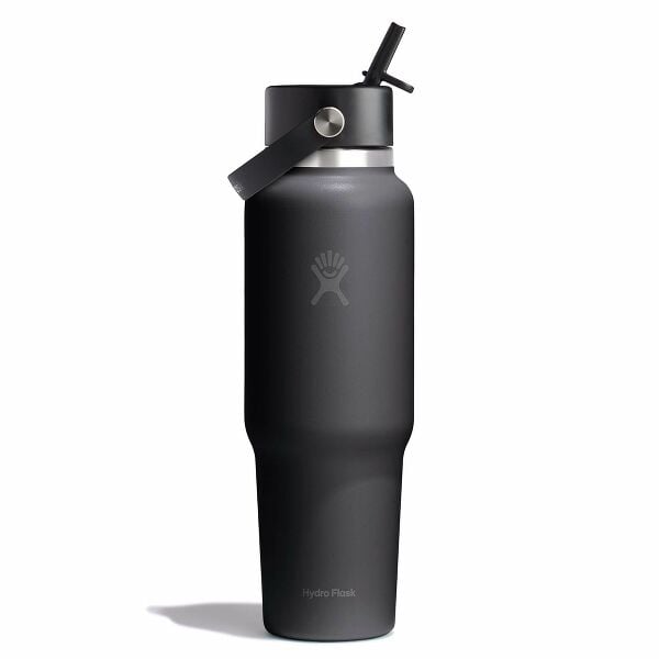 40 oz Travel Bottle with Flex Straw Cap Q0