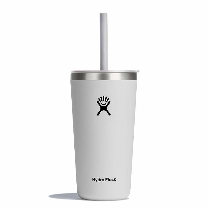 20 oz All Around™ Tumbler with Straw Lid - White N4