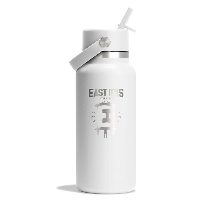 32 oz WM Flex Straw Bottle - Hydro Flask + East Iris Studios W9