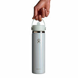 24 oz Wide Mouth with Flex Straw Cap - Glimmer Blue
